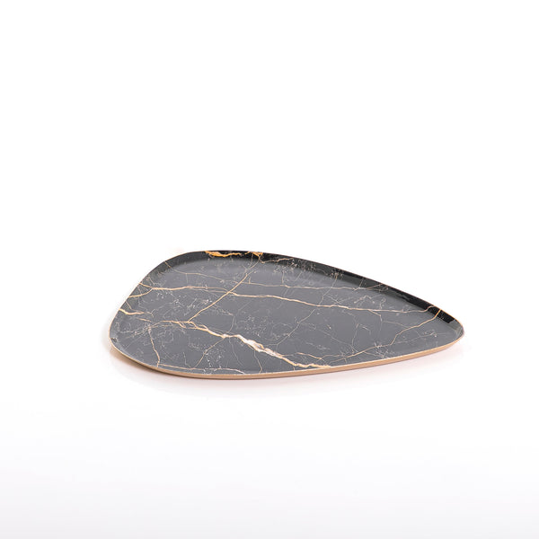 Marble colored metal plate