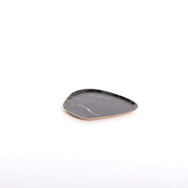 Marble colored metal plate
