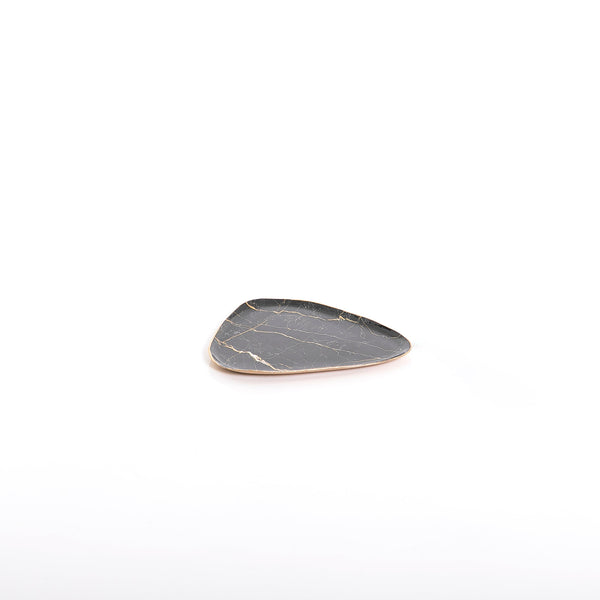 Marble colored metal plate