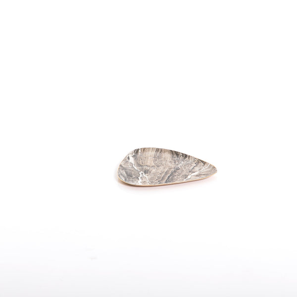 Marble colored metal plate