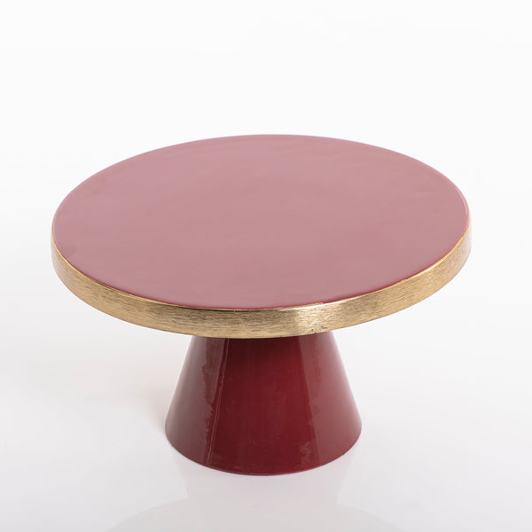 Round metal stand for cake