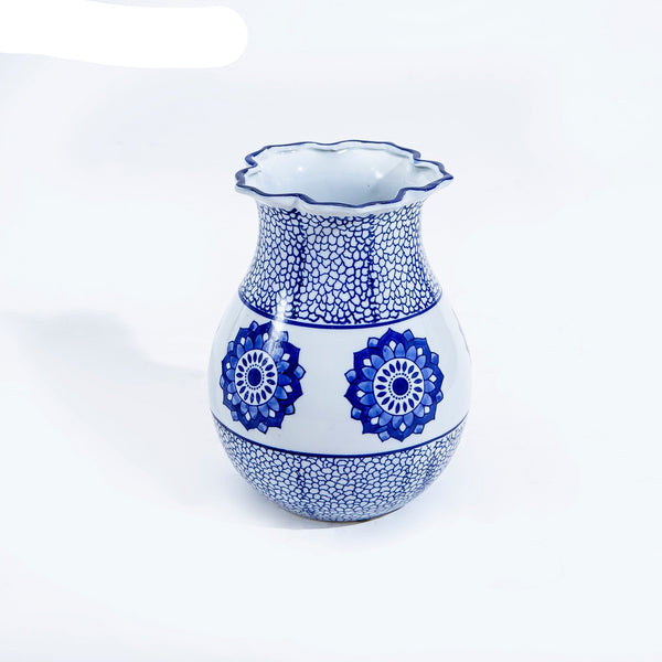 Blue And White Ceramic Vase