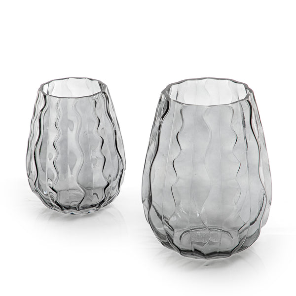 Set OF 2 glass Vases