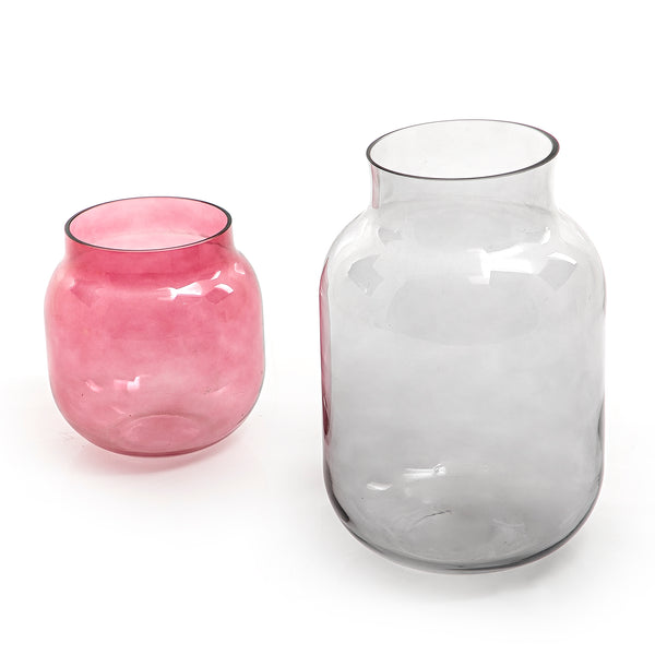 Set OF 2 glass Vases