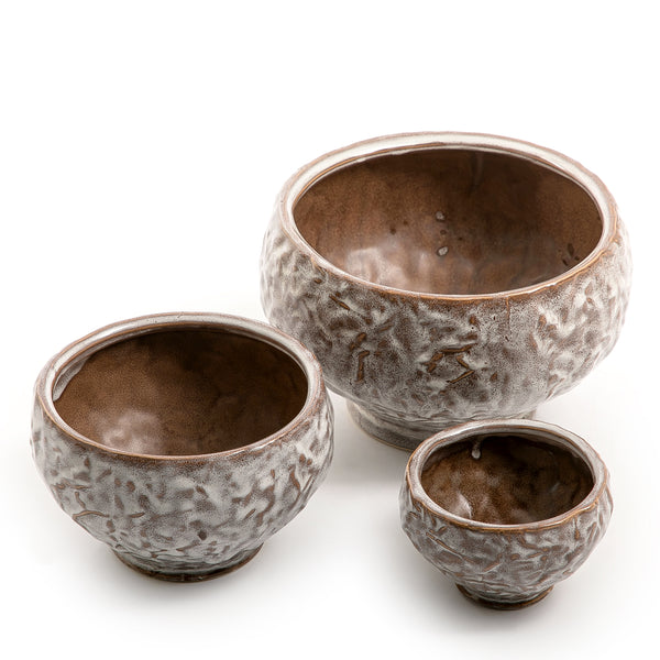 Set of 3 Ceramic Pot