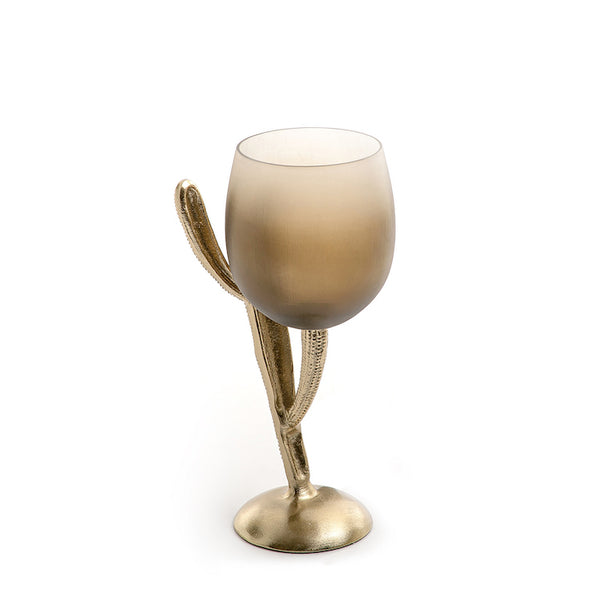 Gold Metal Candle Holder