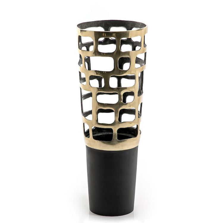 Black Metal Vase