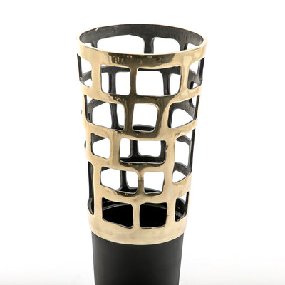 Black Metal Vase
