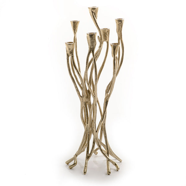 Gold Metal Multiple Candle Holder