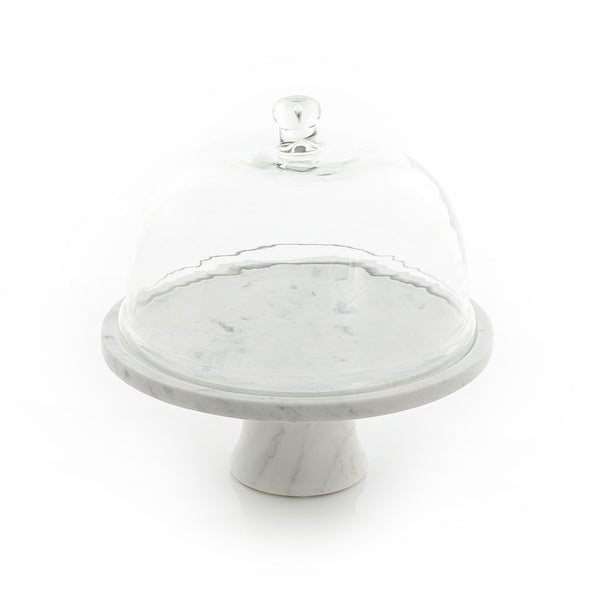 Marble Stand with glass cover