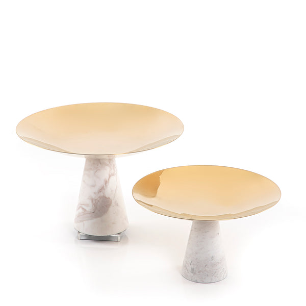 Set of 2 marble stands