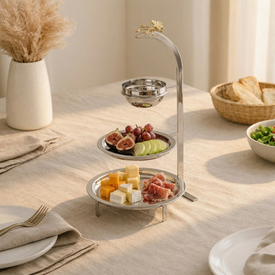 3-Tier Stainless Steel Stand