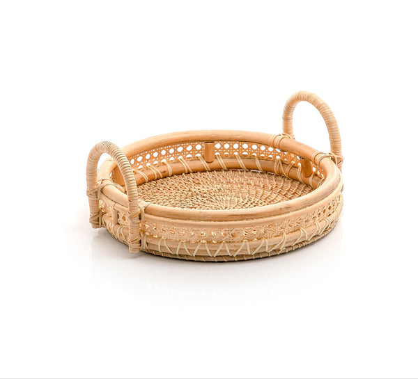 Seagrass And Rattan Tray