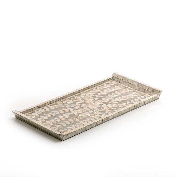Beige Rectangular Vitnami Mop Tray