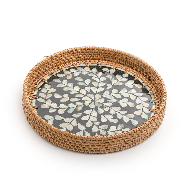 Black round Vitnami Mop Tray