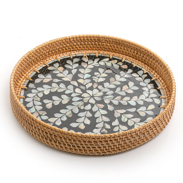 Black round Vitnami Mop Tray