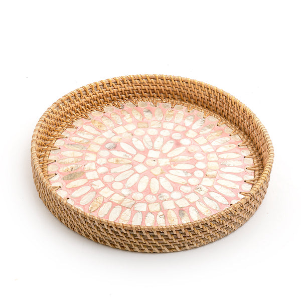 Pink round Vitnami Mop Tray
