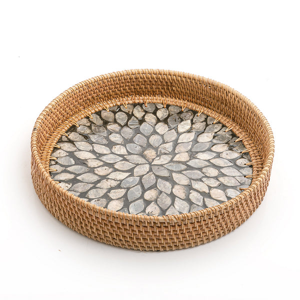 Grey round Vitnami Mop Tray