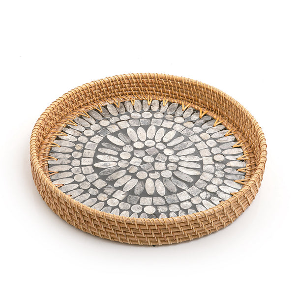 Grey round Vitnami Mop Tray