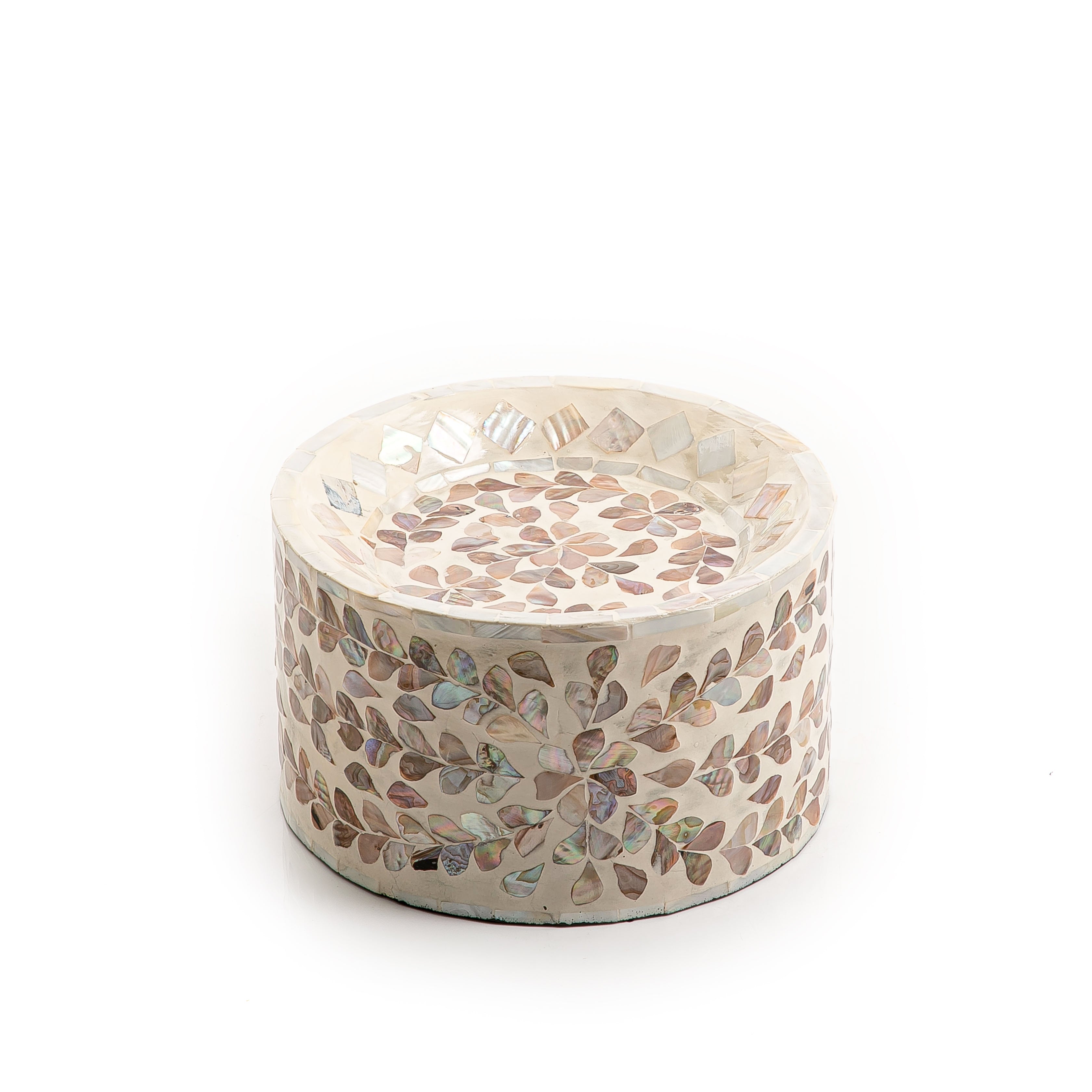 Beige Cylindrical Vietnamese Mop Stand