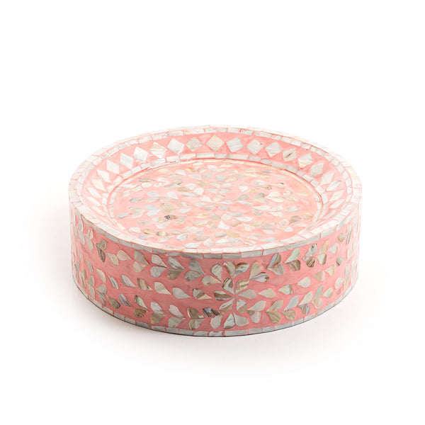 Pink Cylindrical Vietnamese Mop Stand