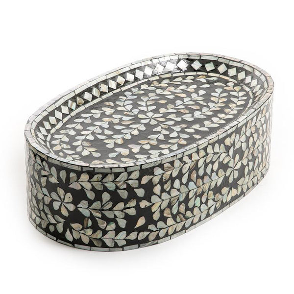 Dark Grey Oval Vietnamese Mop Stand