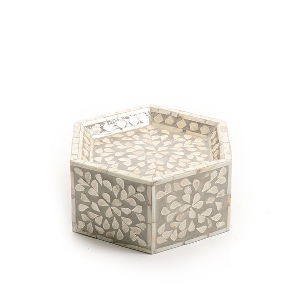 Silver Hexagon Vietnamese Mop Stand