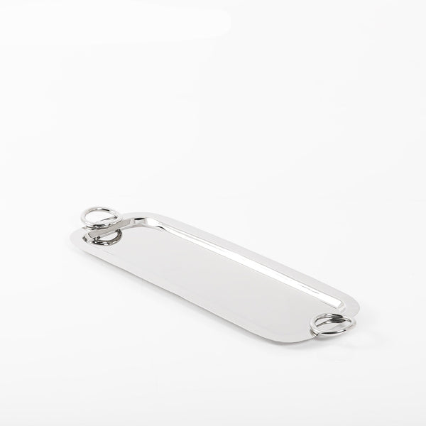 Rectangular tray, stainless steel, silver color, 2 * 16 * 51