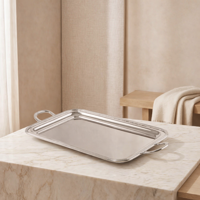 Metal serving tray - small