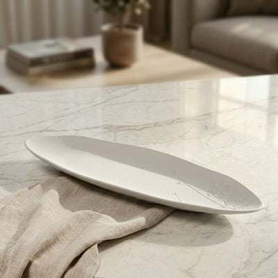Matt White Ceramic Plate