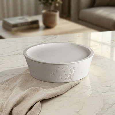 Matt White Ceramic Serving Bowl