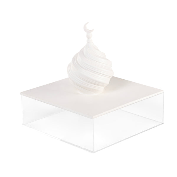 square ceramic cover-White color 091-307-20052822 In Box