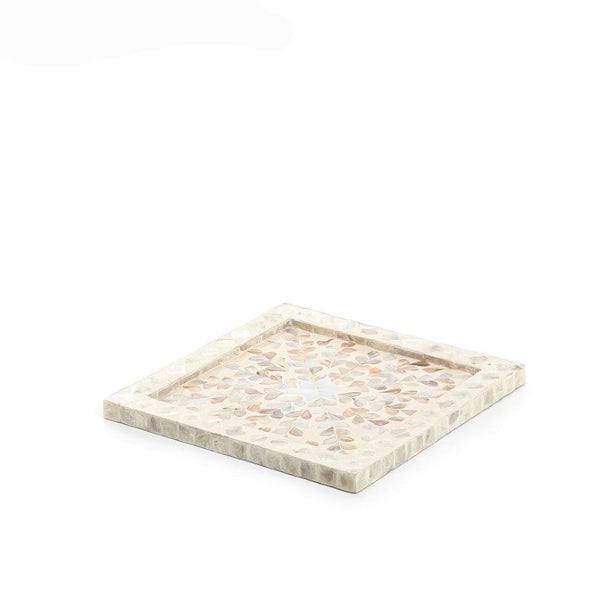 Beige Square Vitnami Mop Tray
